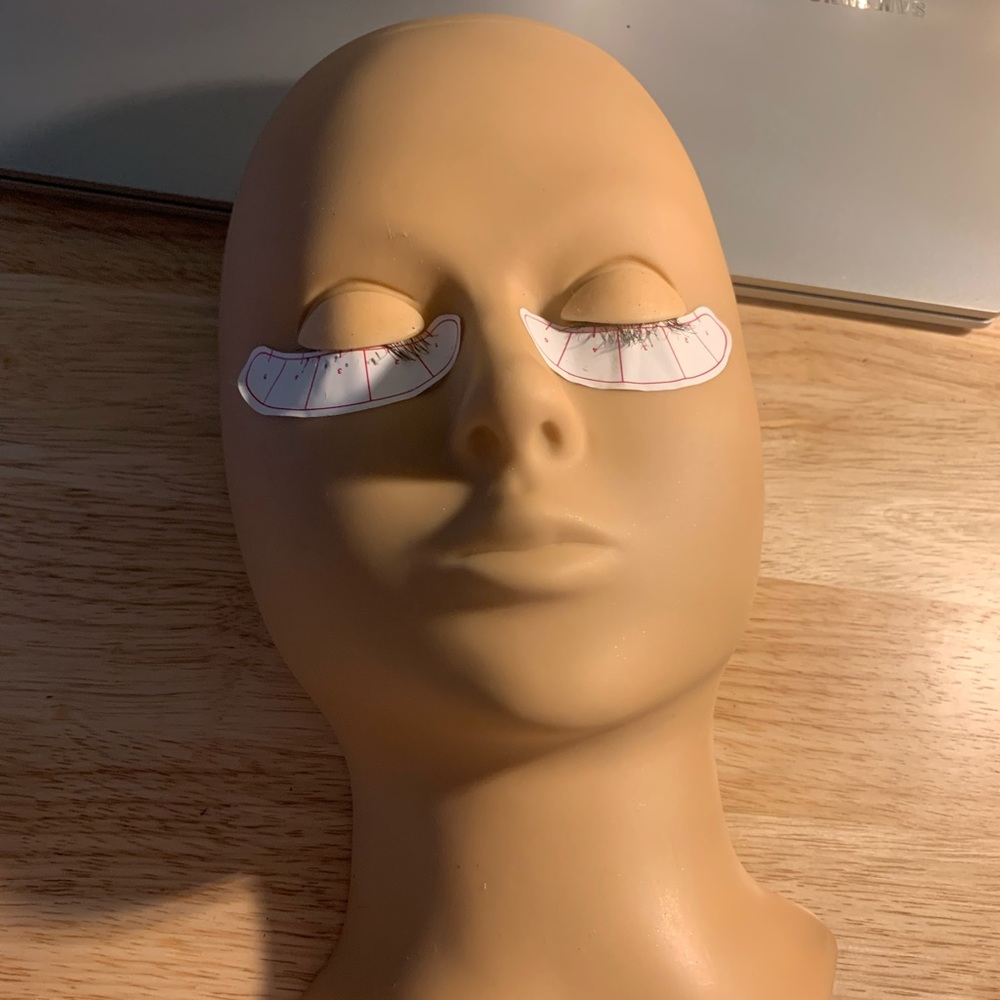 Maniquin Head for Eyelash Extension Practice